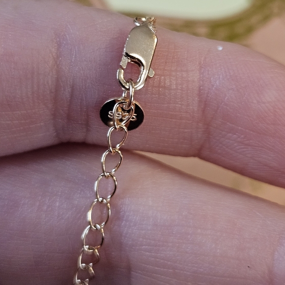 Sterling 925 Silver Lotus Necklace - Colorful Opal Inlaid, Exquisite - Picture 9 of 9